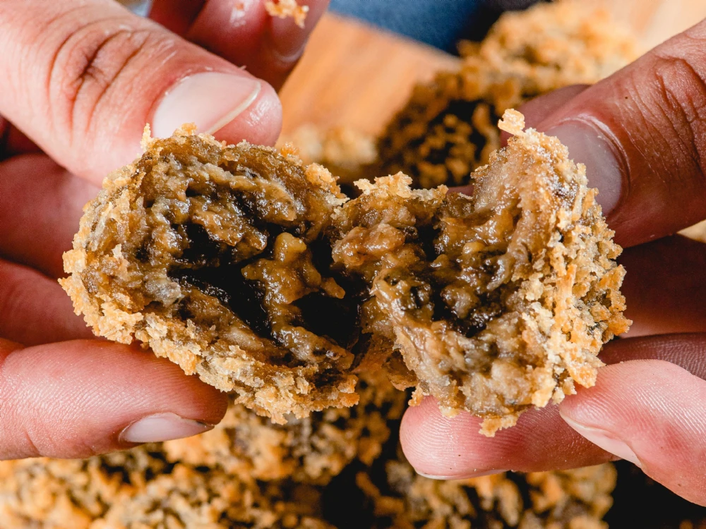 Bolinho Mix de Cogumelos (vegano)